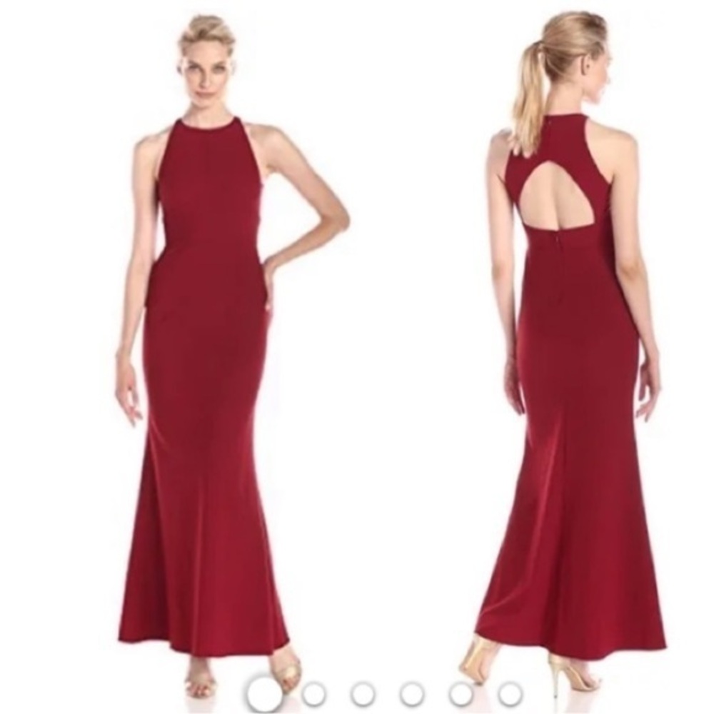 JILL Jill Stuart Cut Out Back Formal Floor Length Gown Sz 2